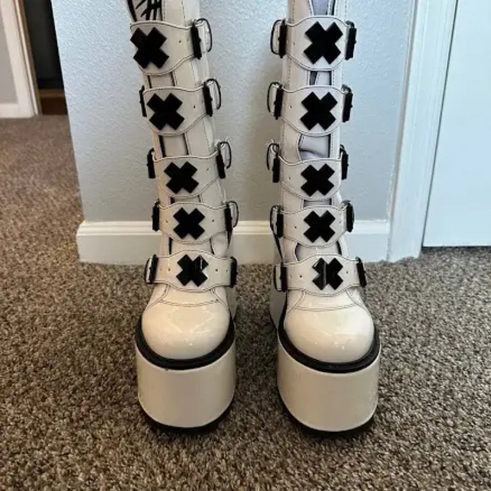 YRU dune x platform boots